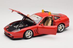 Ferrari 550 Maranello Safety Car Rosso Corsa Bburago 1:18 3064-P1 Druckguss — Bild 2 von 8