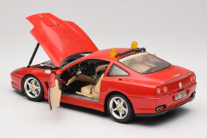 Ferrari 550 Maranello Safety Car Rosso Corsa Bburago 1:18 3064-P1 Druckguss — Bild 5 von 8