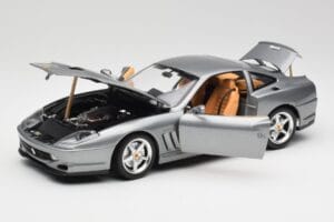 Ferrari 550 Maranello Silber Bburago 1:18 3344 Druckguss — Bild 2 von 8