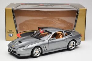 Ferrari 550 Maranello Silber Bburago 1:18 3344 Druckguss — Bild 8 von 8