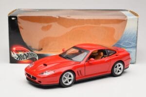 Ferrari 575M Maranello Rot Hot Wheels 1:18 54937 Druckguss — Bild 8 von 8