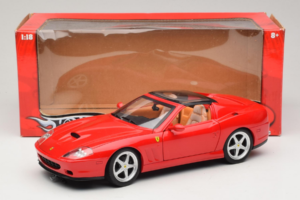 Ferrari 575M Superamerica Rot Hot Wheels 1:18 J2858 Druckguss — Bild 8 von 8