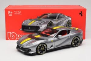 Ferrari 812 Competizione Grigio Coburn Bburago 1:18 18-01647 Druckguss — Bild 8 von 8