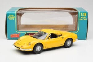 Ferrari Dino 246 GT Gelb Anson 1:18 30301W Druckguss — Bild 8 von 8