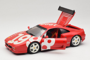 Ferrari F355 Berlinetta Rot mit weißen Rädern UT Models 1:18 180074020-P2 Druckguss — Bild 2 von 8