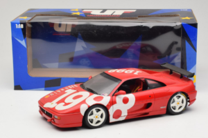 Ferrari F355 Berlinetta Rot mit weißen Rädern UT Models 1:18 180074020-P2 Druckguss — Bild 8 von 8