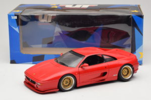 Ferrari F355 Berlinetta Rot Mit Custom-Goldfelgen UT Models 1:18 180074020-P5 Druckguss — Bild 8 von 8