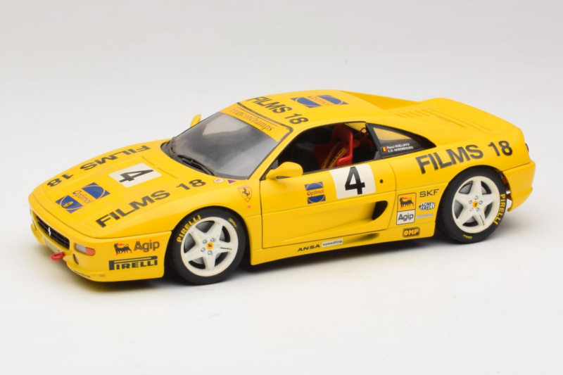 Ferrari F355 Coupe Films 18 #4 Reoloffs / Ansembourg Gelb UT Models 1:18 180074021-Y1 Druckguss