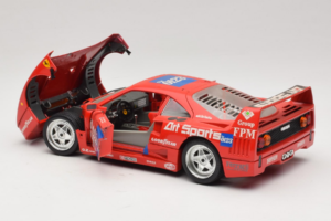 Ferrari F40 #40 J-P. Jabouille / O. Grouillard Art Sports 1987 Bburago 1:18 3332-A1 Druckguss — Bild 5 von 8