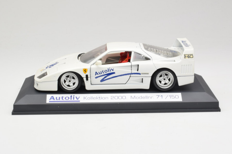 Ferrari F40 Autoliv Weiß Limitierte Auflage 150 Stück Exclusive Cars 1:18 EC001 Druckguss