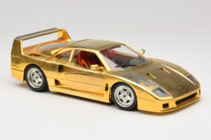 Ferrari F40 Chrome Gold Limited Edition 250 pcs Bburago 1:18 3332-G1 Druckguss — Bild 6 von 8