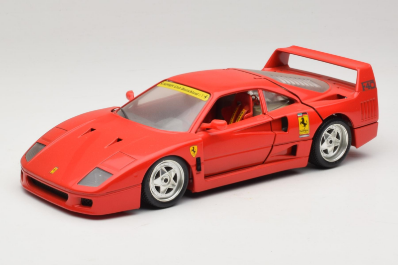 Ferrari F40 Club Deutschland Rot Bburago 1:18 3032-L3 Druckguss
