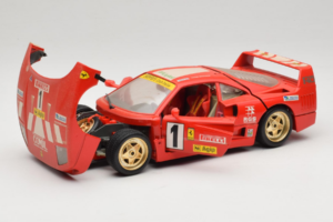 Ferrari F40 Evoluzione #1 Pirelli Rot 1992 Bburago 1:18 3042-P1 Druckguss — Bild 2 von 8