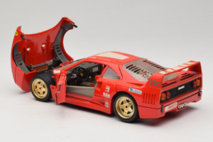Ferrari F40 Evoluzione #1 Pirelli Rot 1992 Bburago 1:18 3042-P1 Druckguss — Bild 5 von 8