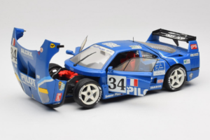 Ferrari F40 Evoluzione #34 Blau Custom 1987 Bburago 1:18 3032-C1 Druckguss — Bild 2 von 8