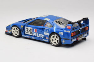 Ferrari F40 Evoluzione #34 Blau Custom 1987 Bburago 1:18 3032-C1 Druckguss — Bild 7 von 8