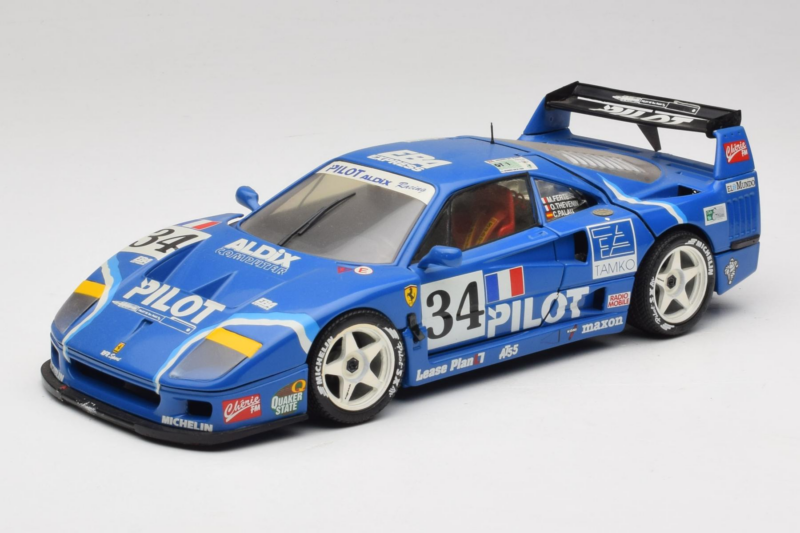 Ferrari F40 Evoluzione #34 Blau Custom 1987 Bburago 1:18 3032-C1 Druckguss