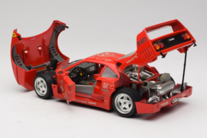 Ferrari F40 Evoluzione FC Nürnberg Special Edition Rot Bburago 1:18 3042-FCN Druckguss — Bild 5 von 8