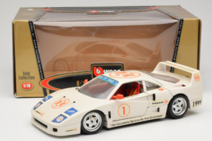 Ferrari F40 #1 Expert Weiß 1987 Bburago 1:18 3332-W2 Druckguss — Bild 8 von 8