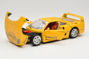 Ferrari F40 Interconti Car HiFi Gelb Bburago 1:18 3032-I1 Druckguss — Bild 2 von 8