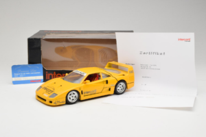 Ferrari F40 Interconti Car HiFi Gelb Bburago 1:18 3032-I1 Druckguss — Bild 8 von 8