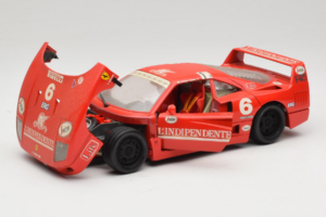 Ferrari F40 #6 V. Colombo L'Indipendente Rot 1987 Bburago 1:18 3032-L1 Druckguss — Bild 2 von 8