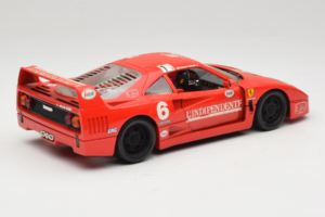 Ferrari F40 #6 V. Colombo L'Indipendente Rot 1987 Bburago 1:18 3032-L1 Druckguss — Bild 3 von 8