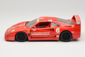 Ferrari F40 #6 V. Colombo L'Indipendente Rot 1987 Bburago 1:18 3032-L1 Druckguss — Bild 4 von 8