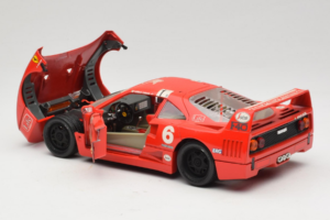 Ferrari F40 #6 V. Colombo L'Indipendente Rot 1987 Bburago 1:18 3032-L1 Druckguss — Bild 5 von 8
