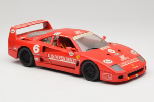 Ferrari F40 #6 V. Colombo L'Indipendente Rot 1987 Bburago 1:18 3032-L1 Druckguss — Bild 6 von 8