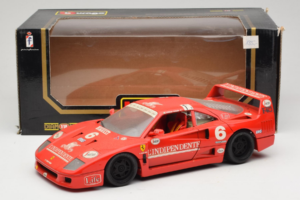Ferrari F40 #6 V. Colombo L'Indipendente Rot 1987 Bburago 1:18 3032-L1 Druckguss — Bild 8 von 8
