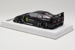 Ferrari F40 LB Works Monster Energy Matt Black BBA 1:18 REMC026 Resin — Bild 5 von 7