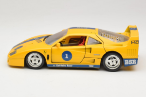 Ferrari F40 #1 Gelb Bauer Limitierte Auflage 100 Stück Bburago 1:18 BSR001 Druckguss — Bild 4 von 8