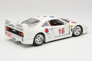 Ferrari F40 #16 Borsenmodells Weiß Limited Edition 333 pcs 1987 Bburago 1:18 3332-W1 Druckguss — Bild 3 von 8