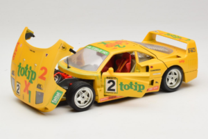 Ferrari F40 Totip Jolly Club #2 Gelb Bburago 1:18 3332-Y1 Druckguss — Bild 2 von 8