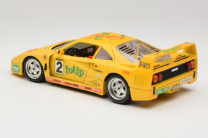 Ferrari F40 Totip Jolly Club #2 Gelb Bburago 1:18 3332-Y1 Druckguss — Bild 7 von 8