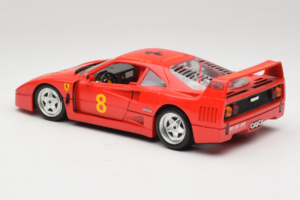 Ferrari F40 #8 Bevro International Rot 1987 Bburago 1:18 3332-P3 Druckguss — Bild 7 von 8