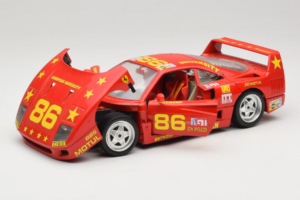 Ferrari F40 LM #86 Ch. Pozzi IMSA 24 Hours of Le Mans 1985 Rot Bburago 1:18 3332-P6 Druckguss — Bild 2 von 8