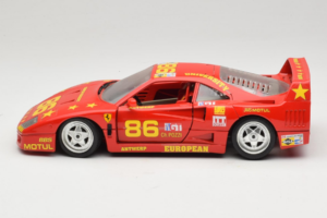Ferrari F40 LM #86 Ch. Pozzi IMSA 24 Hours of Le Mans 1985 Rot Bburago 1:18 3332-P6 Druckguss — Bild 4 von 8