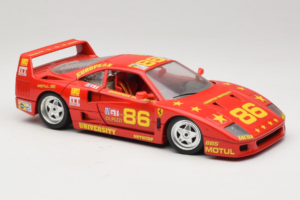 Ferrari F40 LM #86 Ch. Pozzi IMSA 24 Hours of Le Mans 1985 Rot Bburago 1:18 3332-P6 Druckguss — Bild 6 von 8