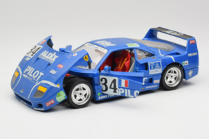 Ferrari F40 #34 M. Ferte / Thavenin / Palau Pilot Blau 1987 Bburago 1:18 3032-B1 Druckguss — Bild 2 von 8