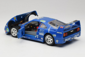 Ferrari F40 #34 M. Ferte / Thavenin / Palau Pilot Blau 1987 Bburago 1:18 3032-B1 Druckguss — Bild 5 von 8