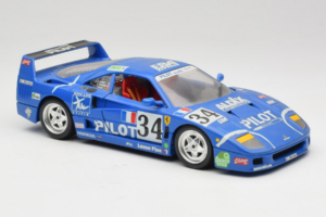Ferrari F40 #34 M. Ferte / Thavenin / Palau Pilot Blau 1987 Bburago 1:18 3032-B1 Druckguss — Bild 6 von 8