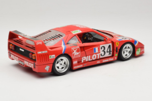 Ferrari F40 LM Pilot #34 Ferte / Thavenin / Palau 24 Hours of Le Mans 1995 Rot Bburago 1:18 3032-P3 Druckguss — Bild 3 von 8