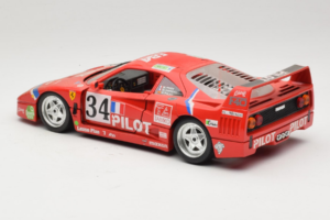 Ferrari F40 LM Pilot #34 Ferte / Thavenin / Palau 24 Hours of Le Mans 1995 Rot Bburago 1:18 3032-P3 Druckguss — Bild 7 von 8