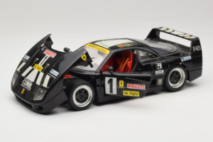 Ferrari F40 Pirelli Agip #1 Schwarz Bburago 1:18 3332-B1 Druckguss — Bild 2 von 8