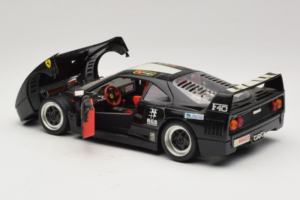 Ferrari F40 Pirelli Agip #1 Schwarz Bburago 1:18 3332-B1 Druckguss — Bild 5 von 8