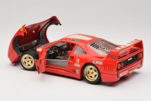 Ferrari F40 Pirelli Agip #1 Ferrari Club Italia Rot Bburago 1:18 3032-P2 Druckguss — Bild 5 von 8