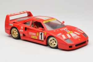 Ferrari F40 Pirelli Agip #1 Ferrari Club Italia Rot Bburago 1:18 3032-P2 Druckguss — Bild 6 von 8