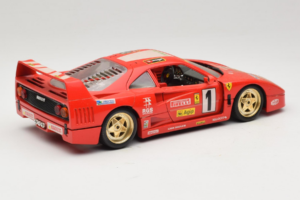 Ferrari F40 Evoluzione #1 Pirelli Agip Rot mit Goldenen Rädern 1992 Bburago 1:18 3042-P2 Druckguss — Bild 3 von 8